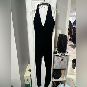 SOLD 🚨 American Apparel Black Velvet Catsuit